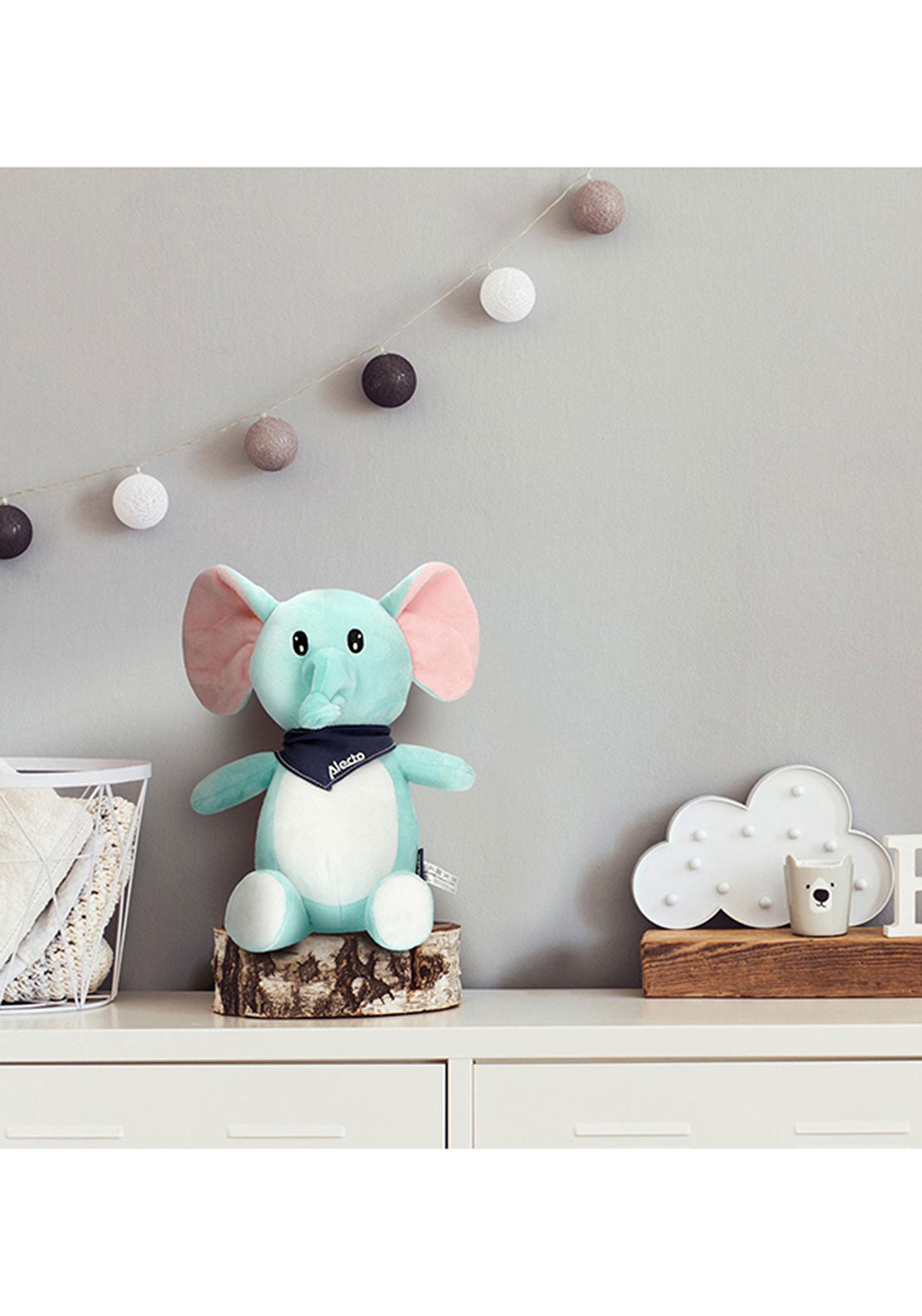 Alecto Cuddly Elephant &amp; Night Light | Bc350 9 Shaws Department Stores