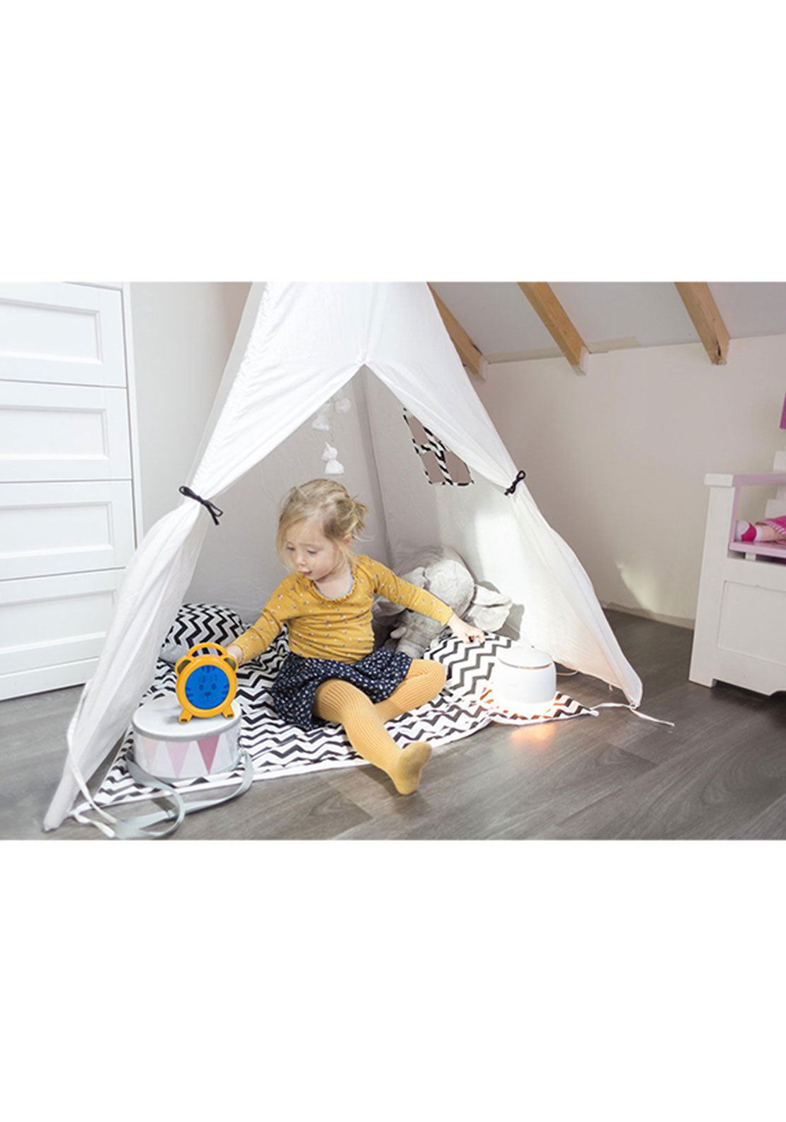 Alecto Tiger Sleep Training Night Light &amp; Alarm Clock 8 Shaws Department Stores
