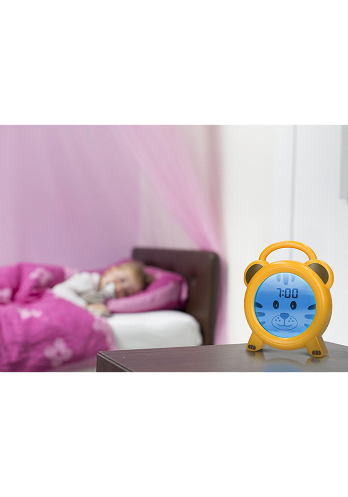 Alecto Tiger Sleep Training Night Light &amp; Alarm Clock 7 Shaws Department Stores