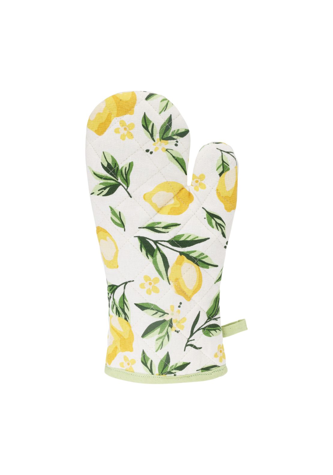 The Home Collection Lemon Print Oven Glove 20X16Cm 1 Shaws Department Stores