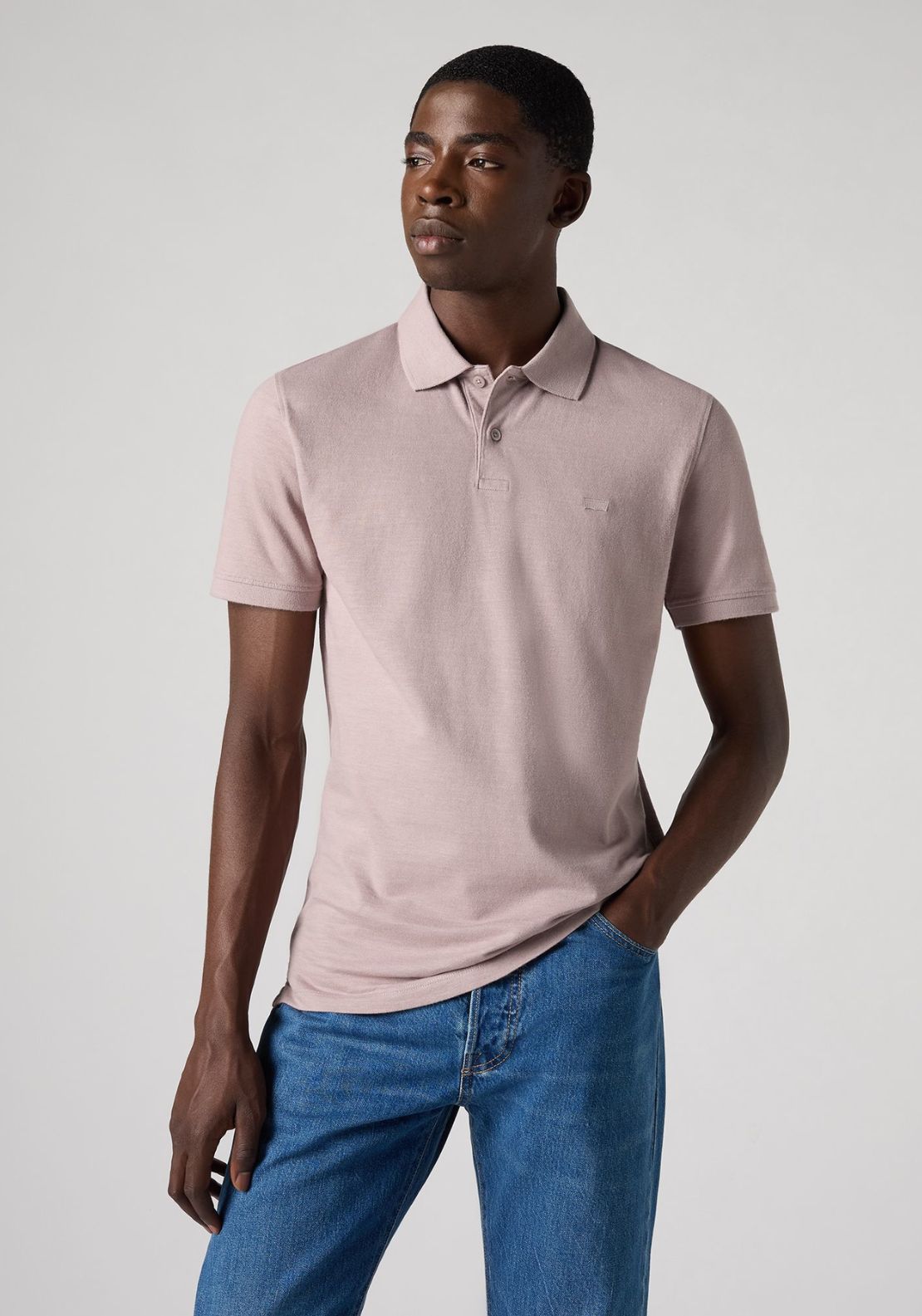 Levis Polo Shirt - Purple Dove 2 Shaws Department Stores