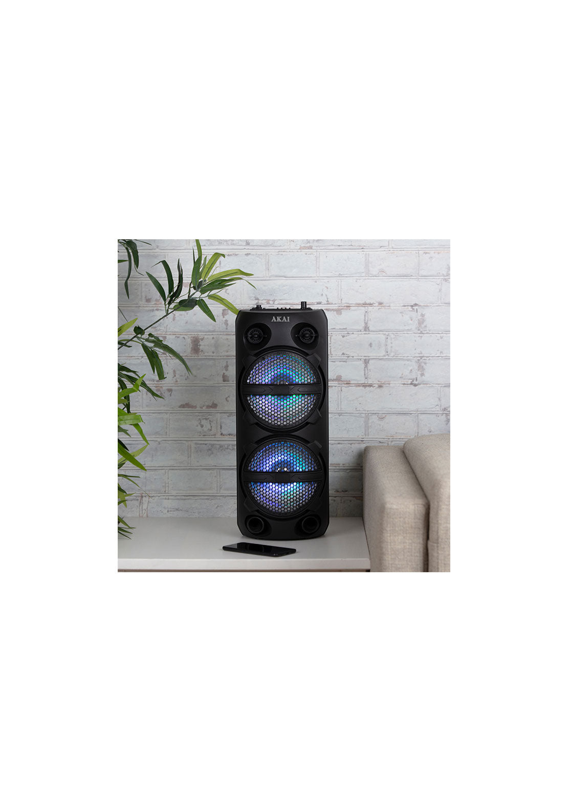 Akai Vibes Dual 6.5Inch Bluetooth Portable Speaker | A58194 5 Shaws Department Stores