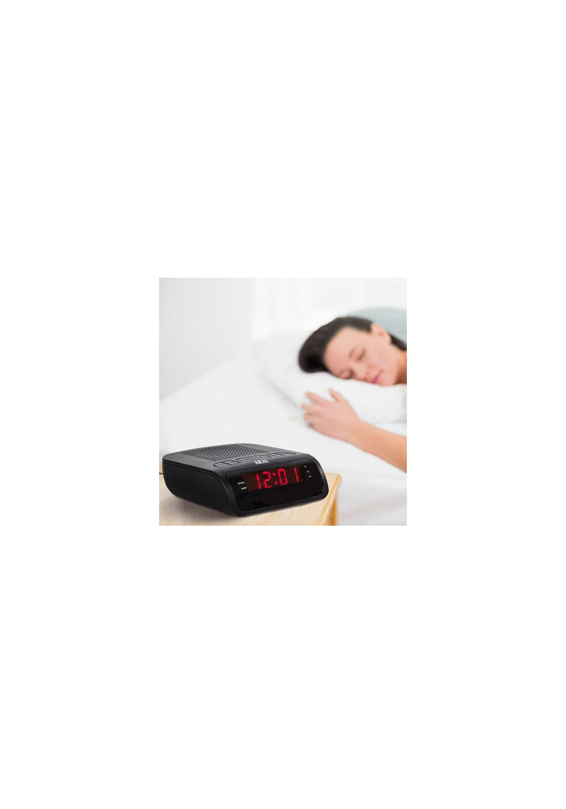 Akai Am/Fm Alarm Clock Radio With Led Display | A61020 - Black 4 Shaws Department Stores