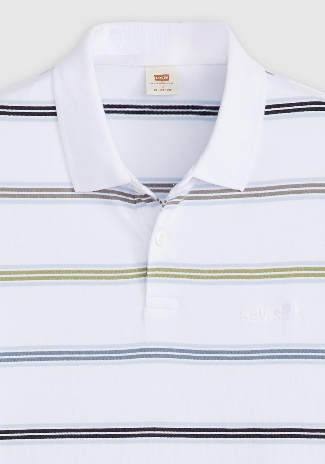 Levis Polo Shirt - Rowan Stripe Bright 4 Shaws Department Stores