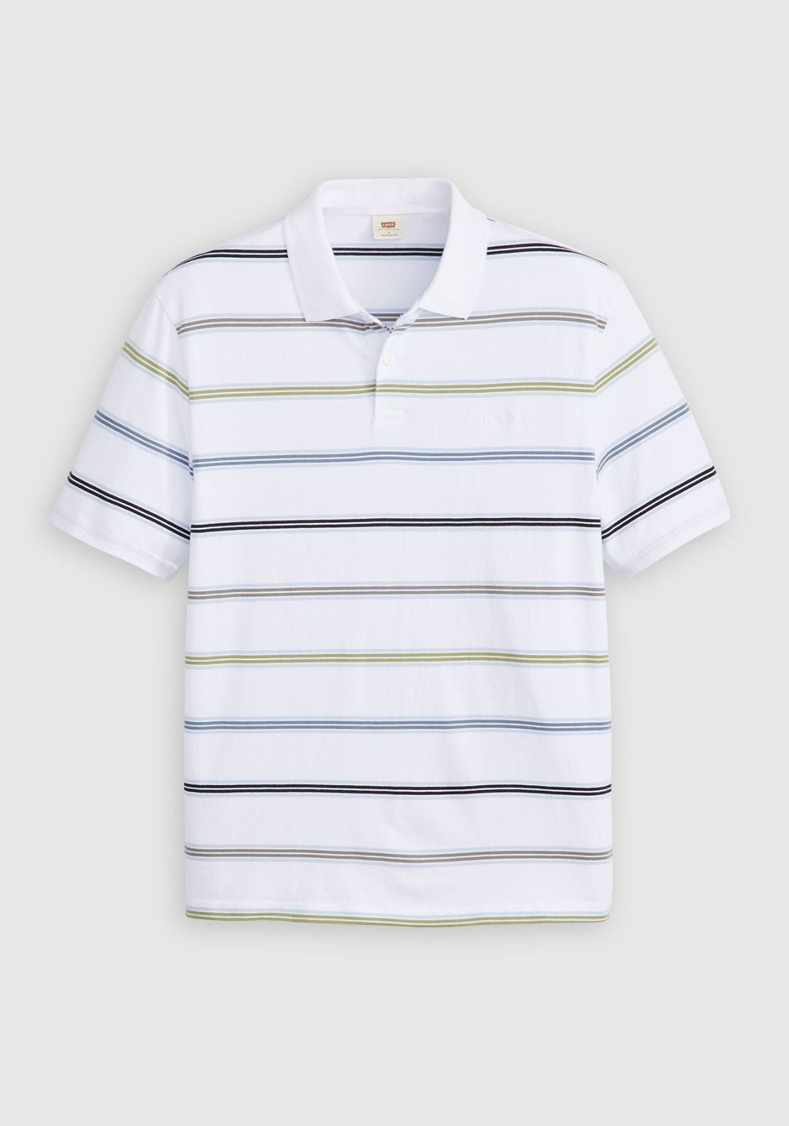 Levis Polo Shirt - Rowan Stripe Bright 5 Shaws Department Stores