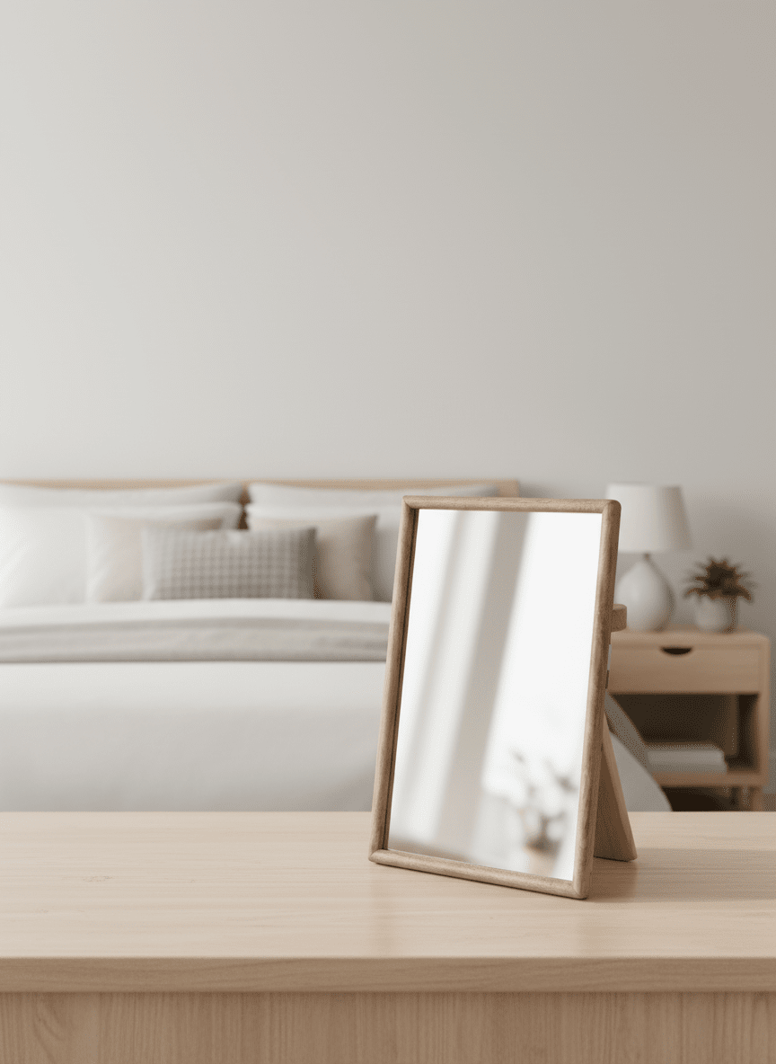 The Home Collection Square Wooden Mirror 60Cm 2 Shaws Department Stores