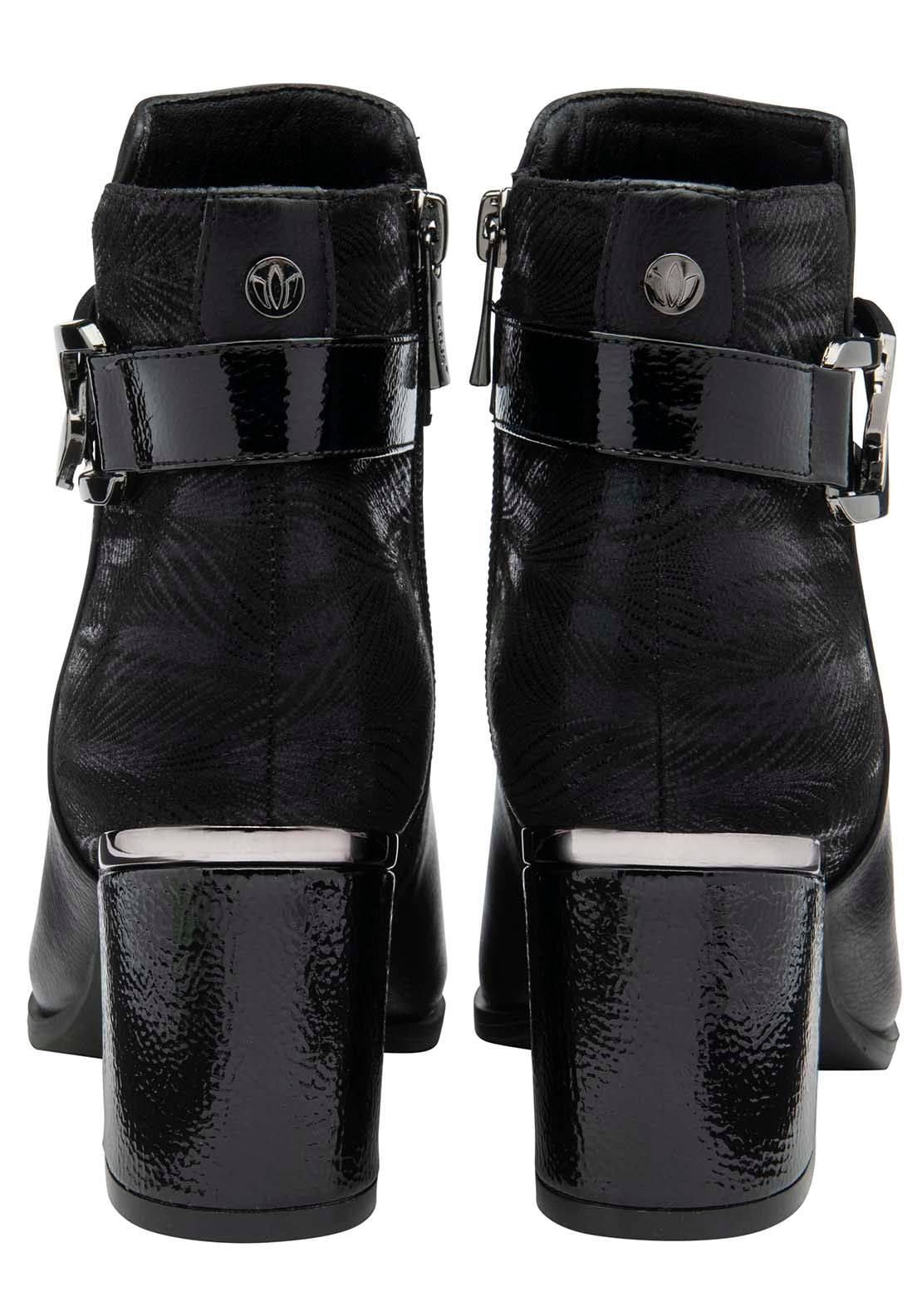 Lotus Adelaide Ladies Ankle Boot - Black 3 Shaws Department Stores