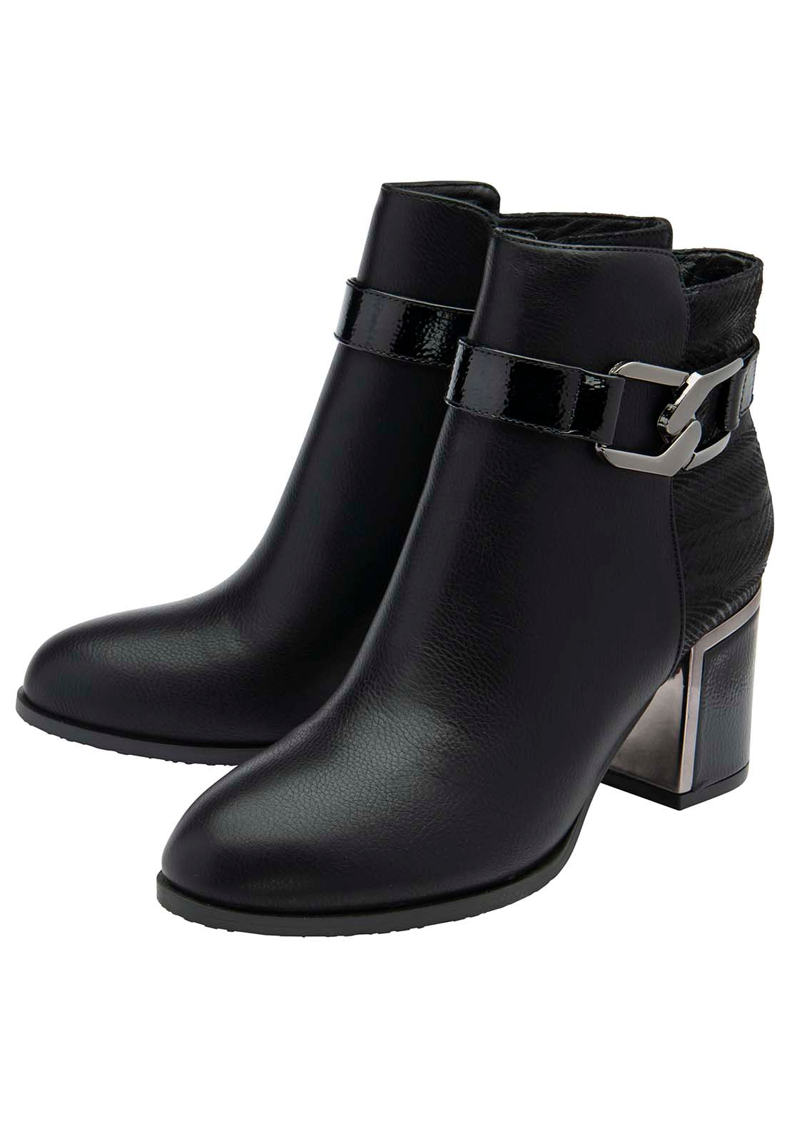 Lotus Adelaide Ladies Ankle Boot - Black 1 Shaws Department Stores