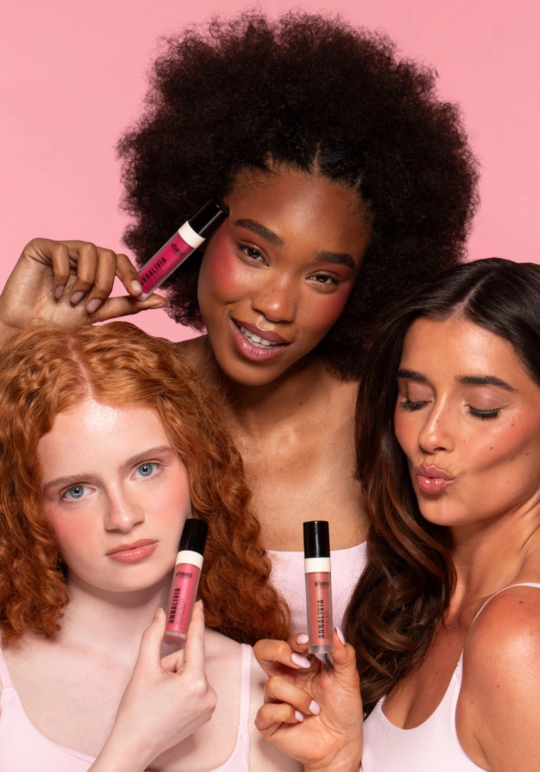 Bperfect x Annalivia Blush Glaze Shimmer Liquid Blush - One Size