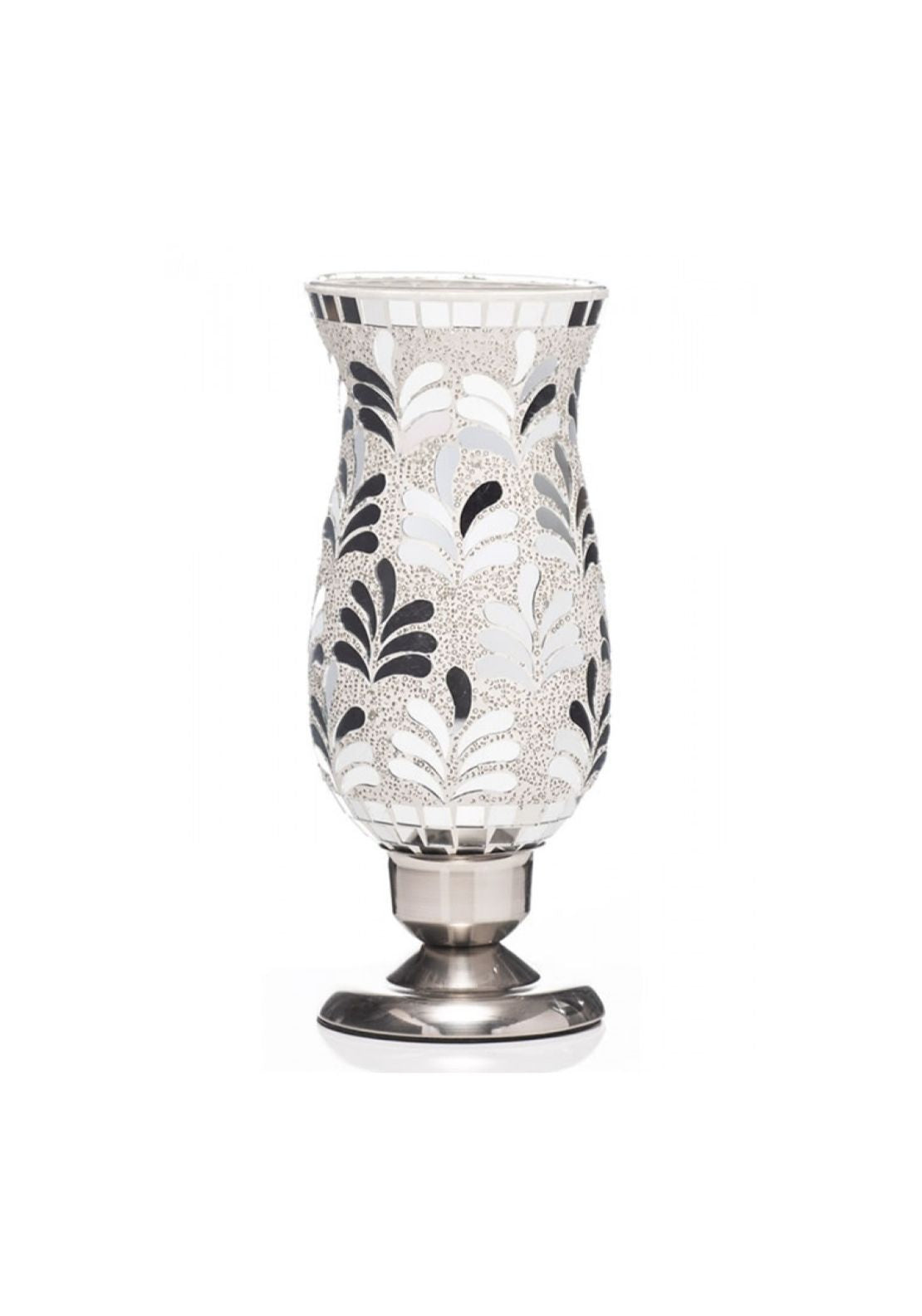 The Grange Collection Mosaic Vase Lamp - Grey 1 Shaws Department Stores