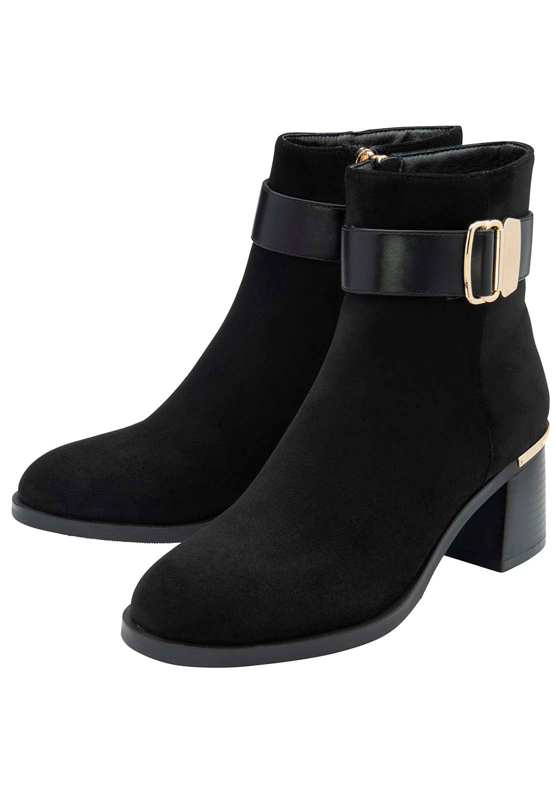 Lotus Alice Ladies Ankle Boot - Black 1 Shaws Department Stores