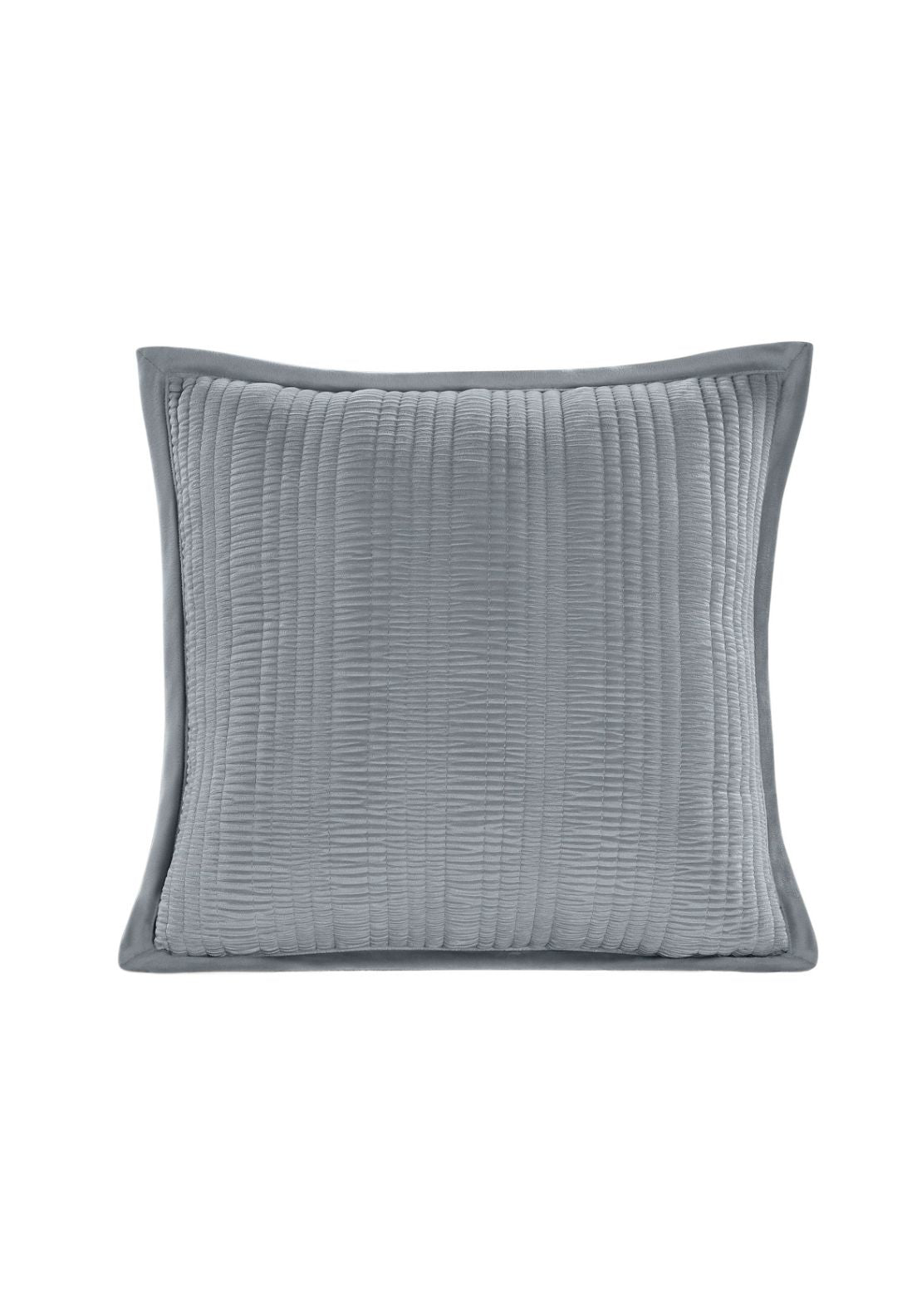 The Home Collection 100% Cotton Ashbury Cushion - Grey 1 Shaws Department Stores