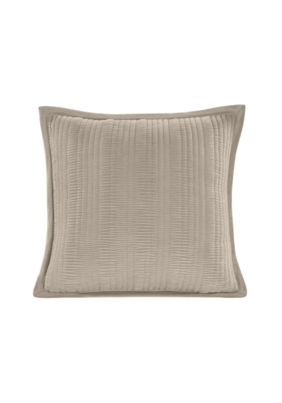 The Home Collection 100% Cotton Ashbury Cushion - Nude 1 Shaws Department Stores