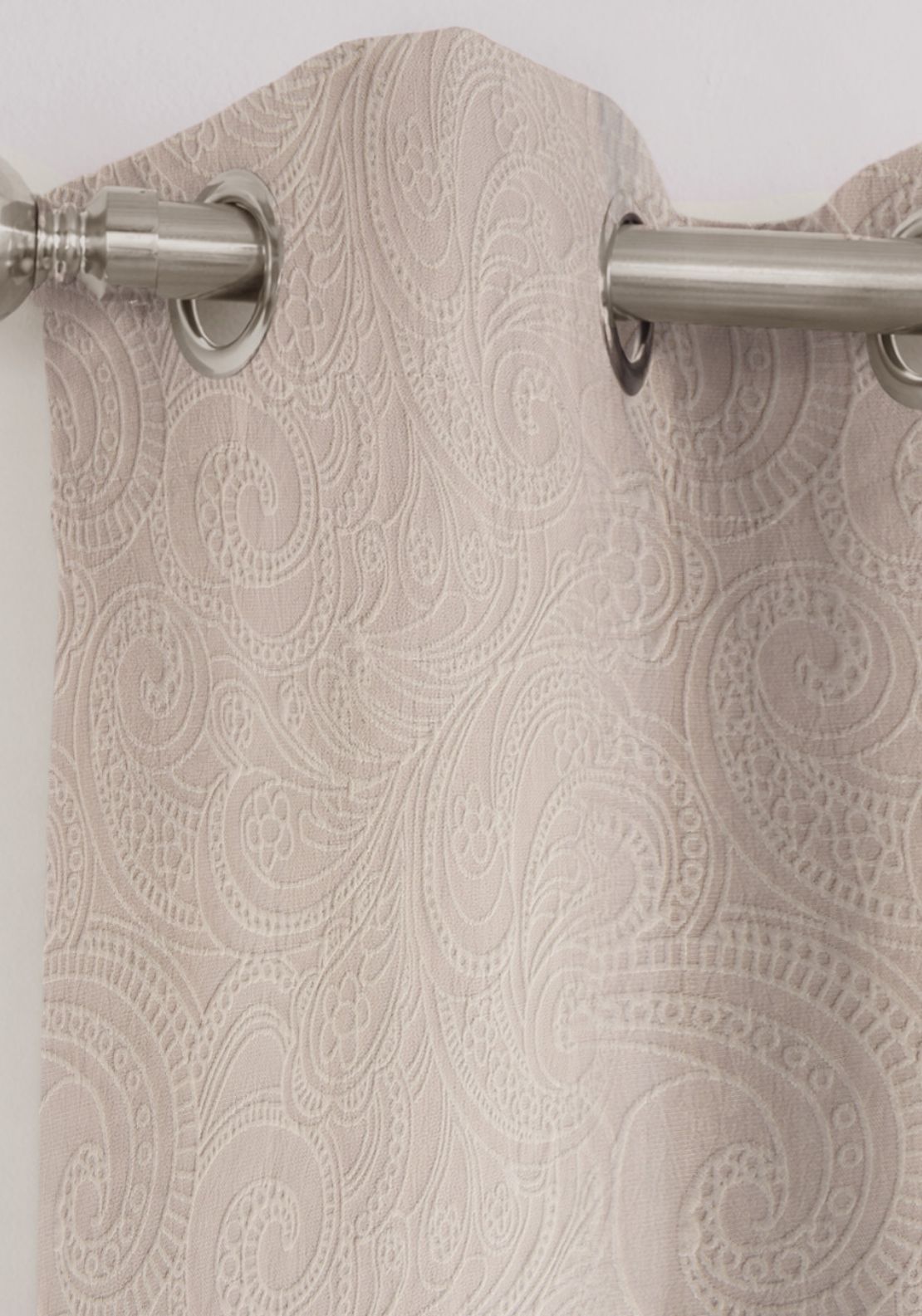 Heather &amp; Ferne Astoria Curtains - Beige 2 Shaws Department Stores