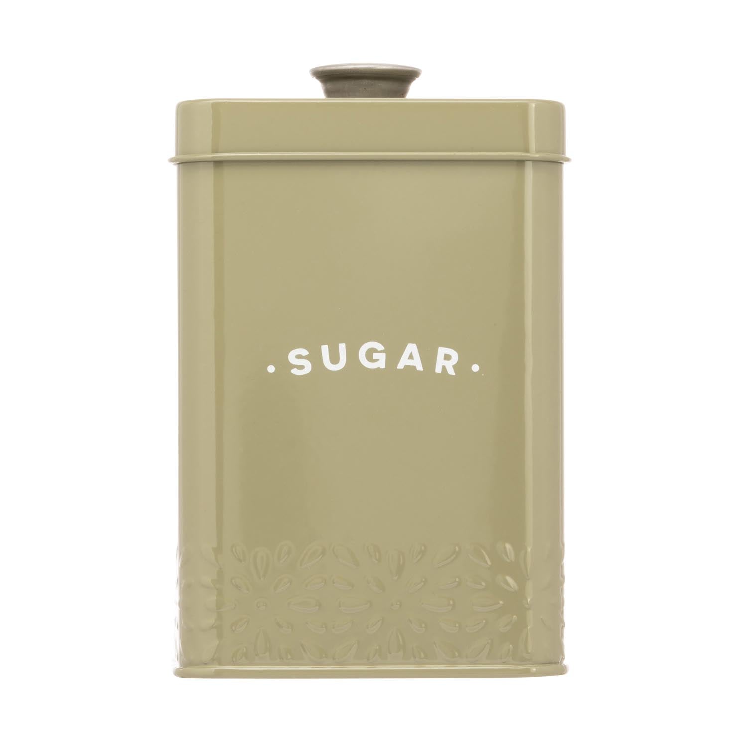 The Home Artisan Street Sugar Storage Can - Green 1 Shaws Department Stores