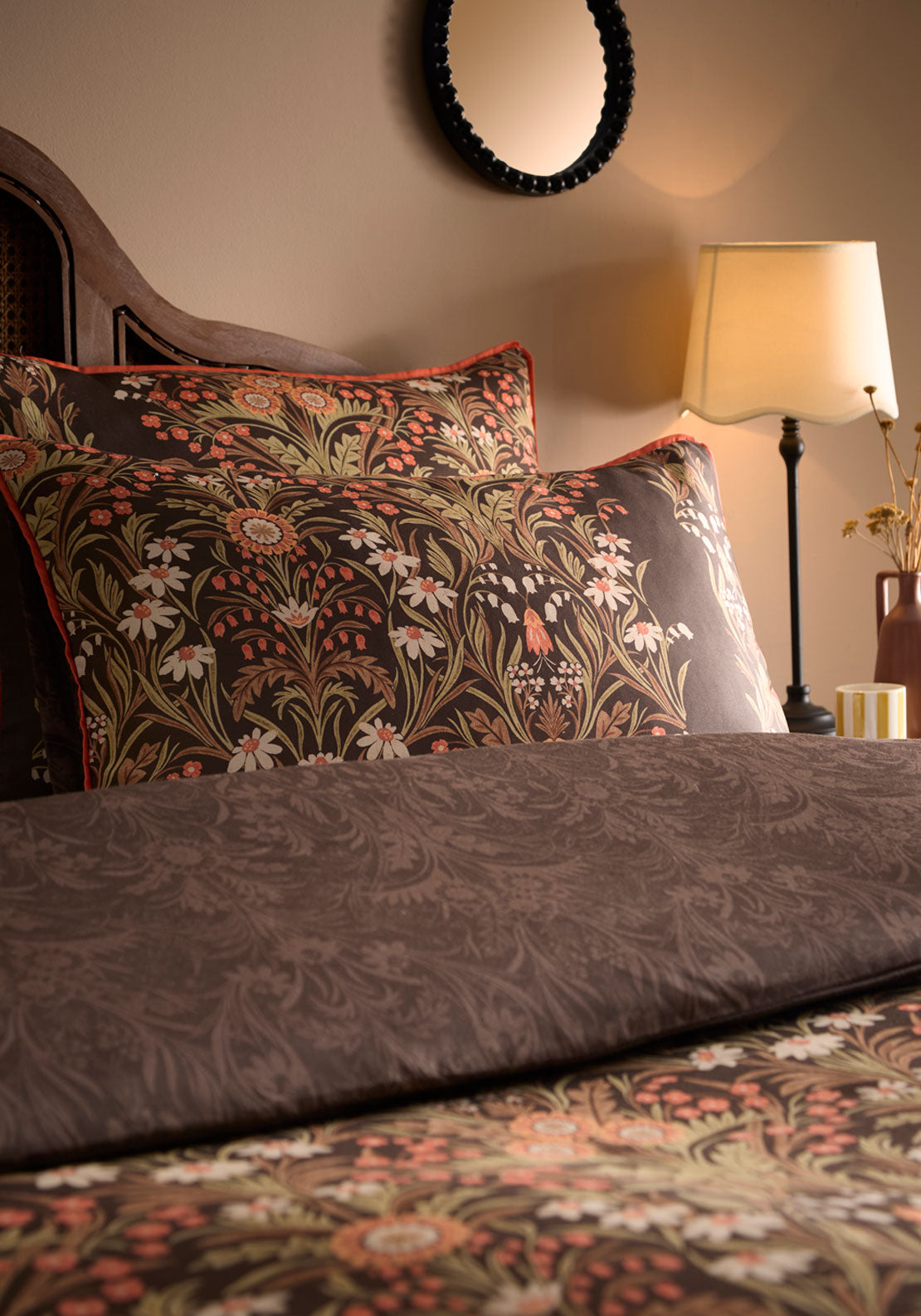 Heather &amp; Ferne Alice Duvet Cover Set - Brown 2 Shaws Department Stores