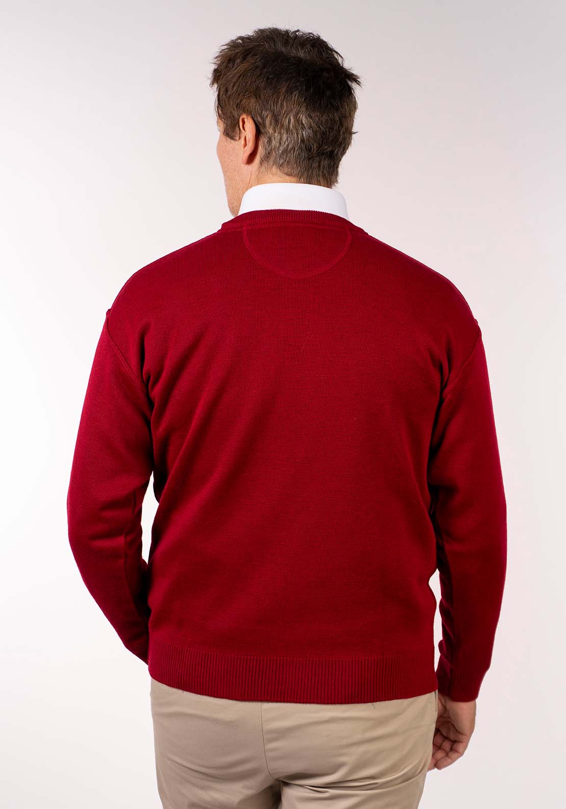 Yeats Plain Crew Neck Knit - Acino 5 Shaws Department Stores