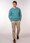 Plain Crew Neck Knit - Malta Mint