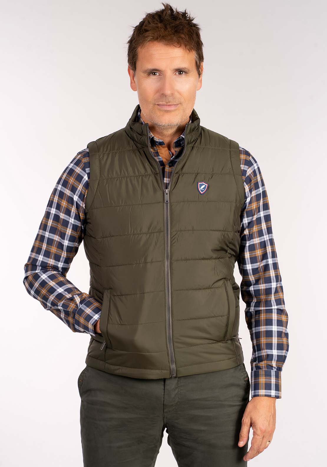 Yeats Gilet - Moss 1 Shaws Department Stores