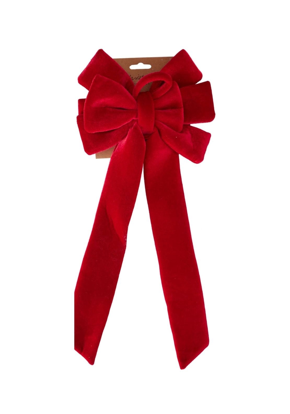 Decorative Layered Bow - Red