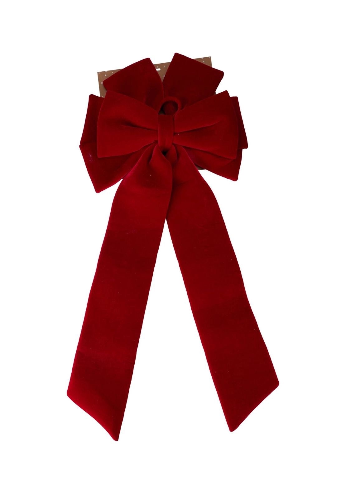 Decorative Bow With 2 Layers - Red