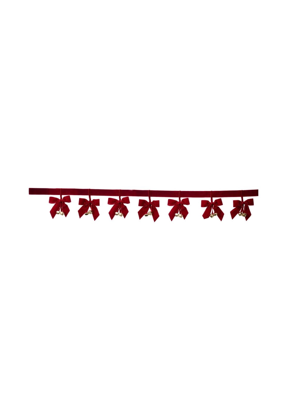 Decorative Bow Garland - Wine