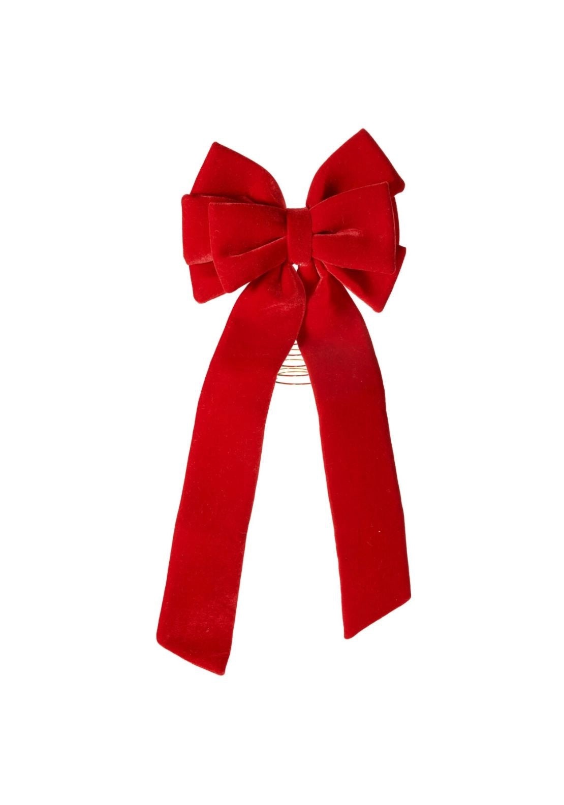 Bow Tree Topper - Red