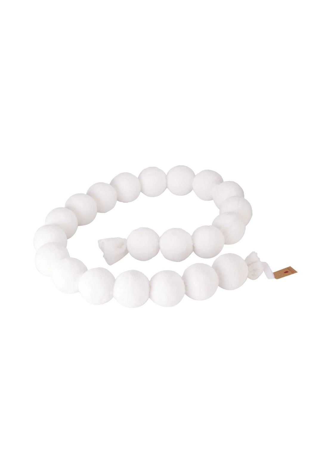 Decorative Ball Garland - White