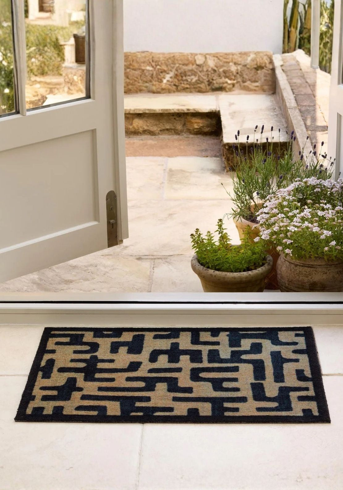 My Mat Abstract Maze Doormat - Multi 2 Shaws Department Stores