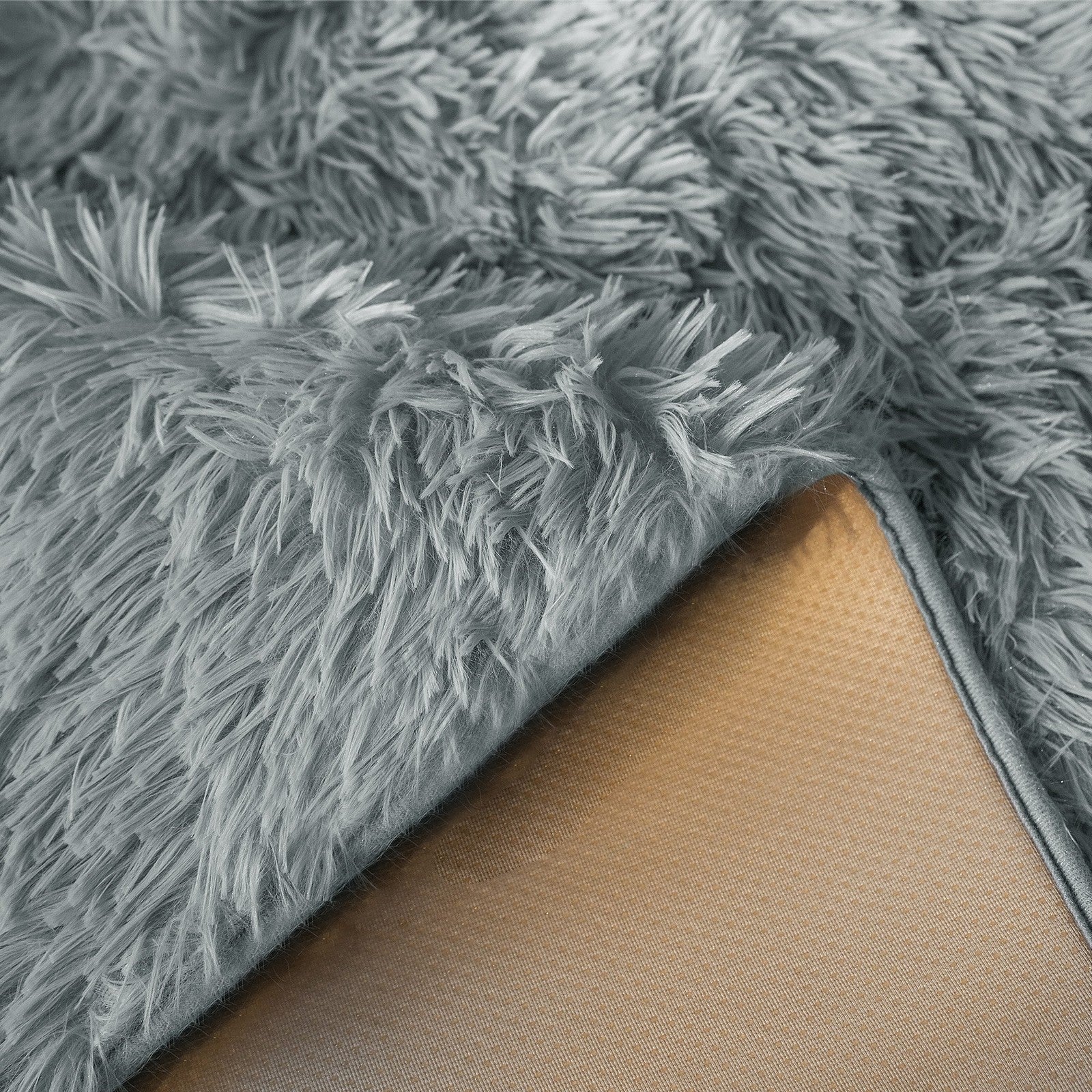 The Home Collection Alaska Basic Rug - 80x70 - Silver 3 Shaws Department Stores