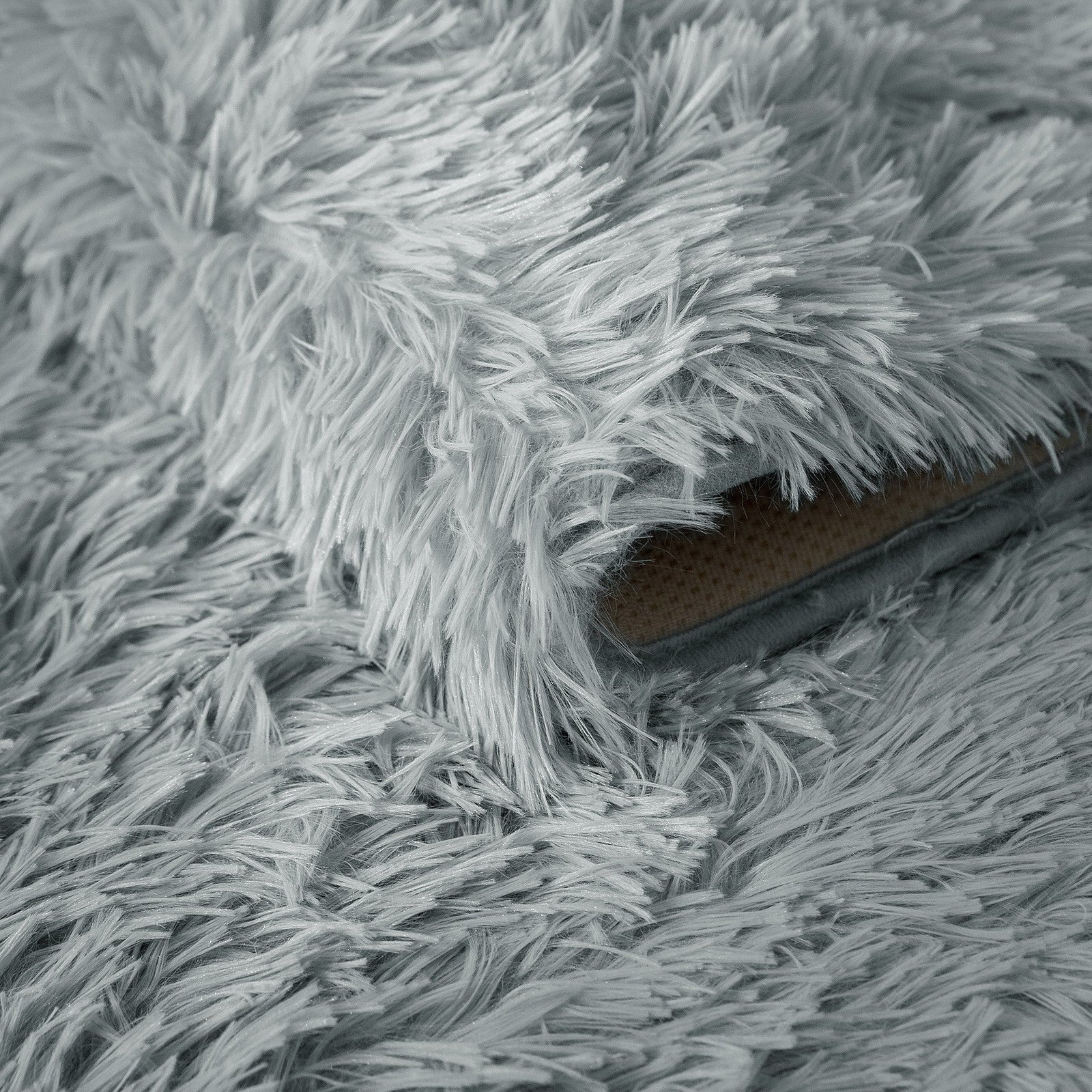 The Home Collection Alaska Basic Rug - 80x70 - Silver 2 Shaws Department Stores