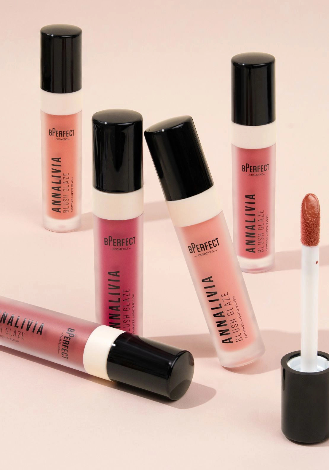 Bperfect x Annalivia Blush Glaze Shimmer Liquid Blush - One Size