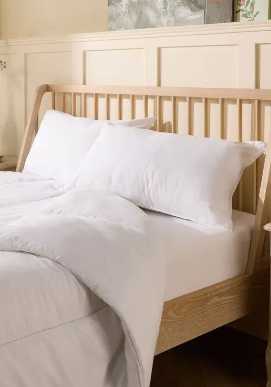 Slumberdown Anti Allergy Pillow Pair - White 1 Shaws Department Stores