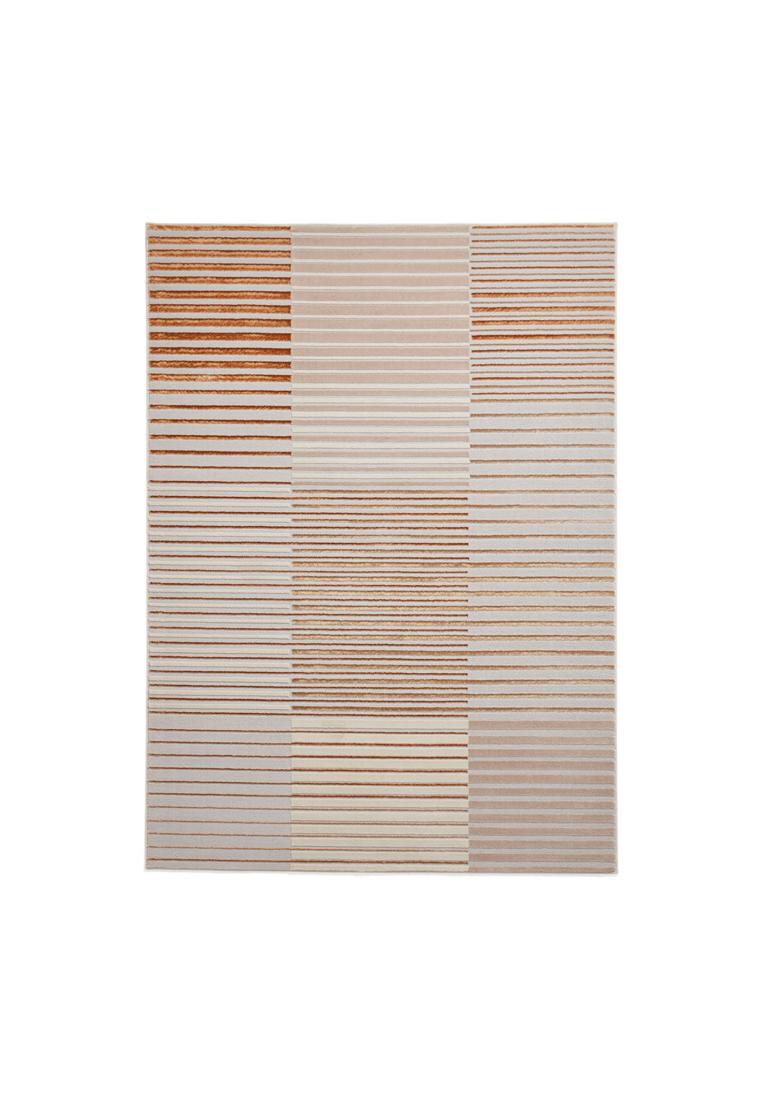 The Home Collection Apollo Modern Linear Rug - Bronze/grey 1 Shaws Department Stores