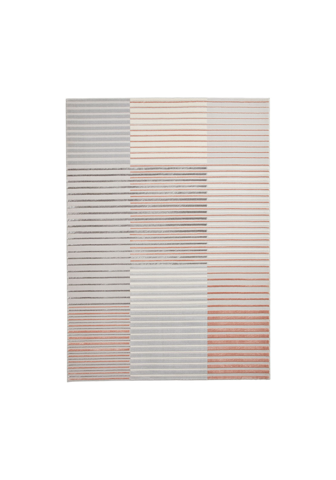 The Home Collection Apollo Modern Linear Rug - Grey/rose 1 Shaws Department Stores