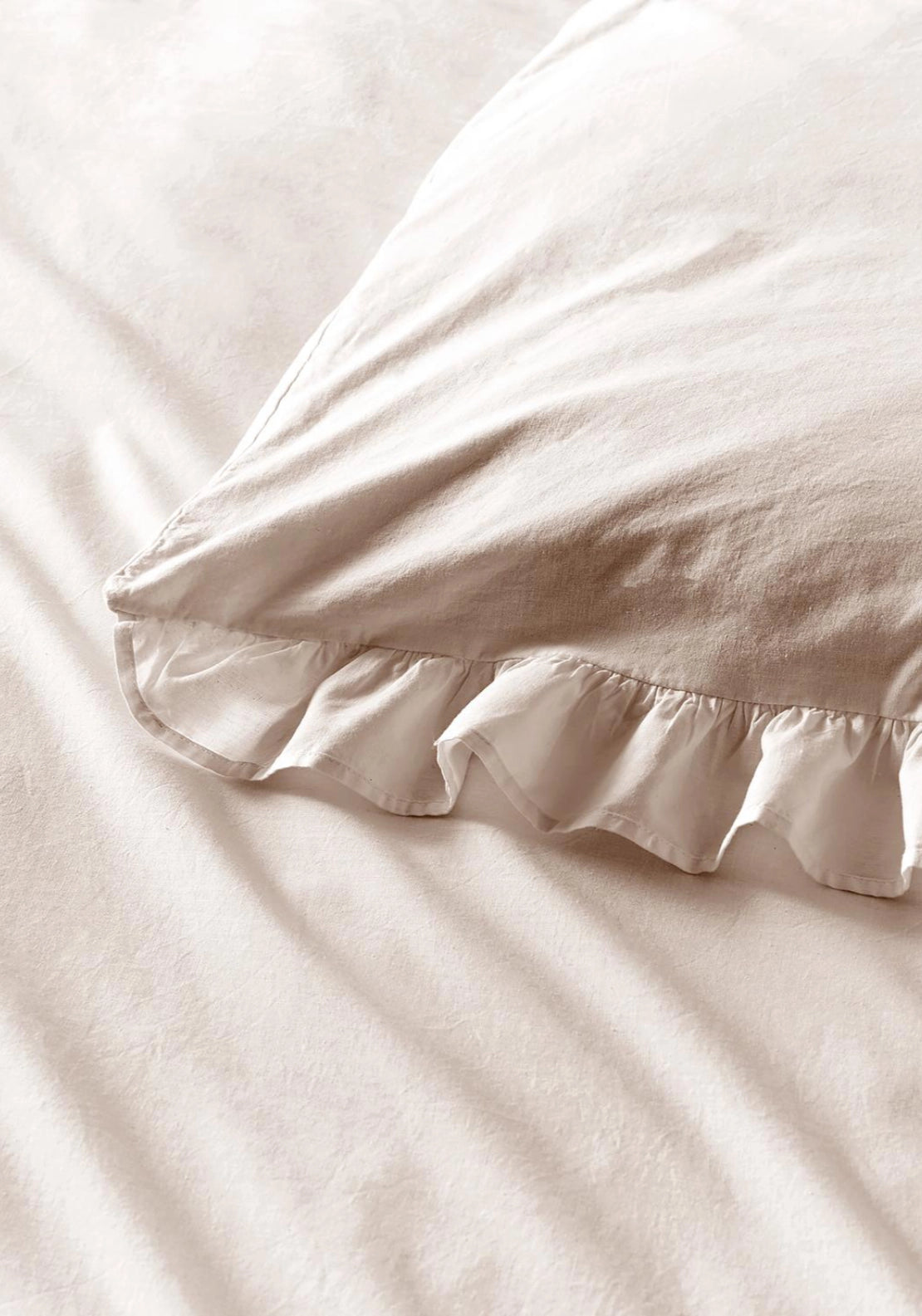 Casey Frill Duvet Cover Set - Beige