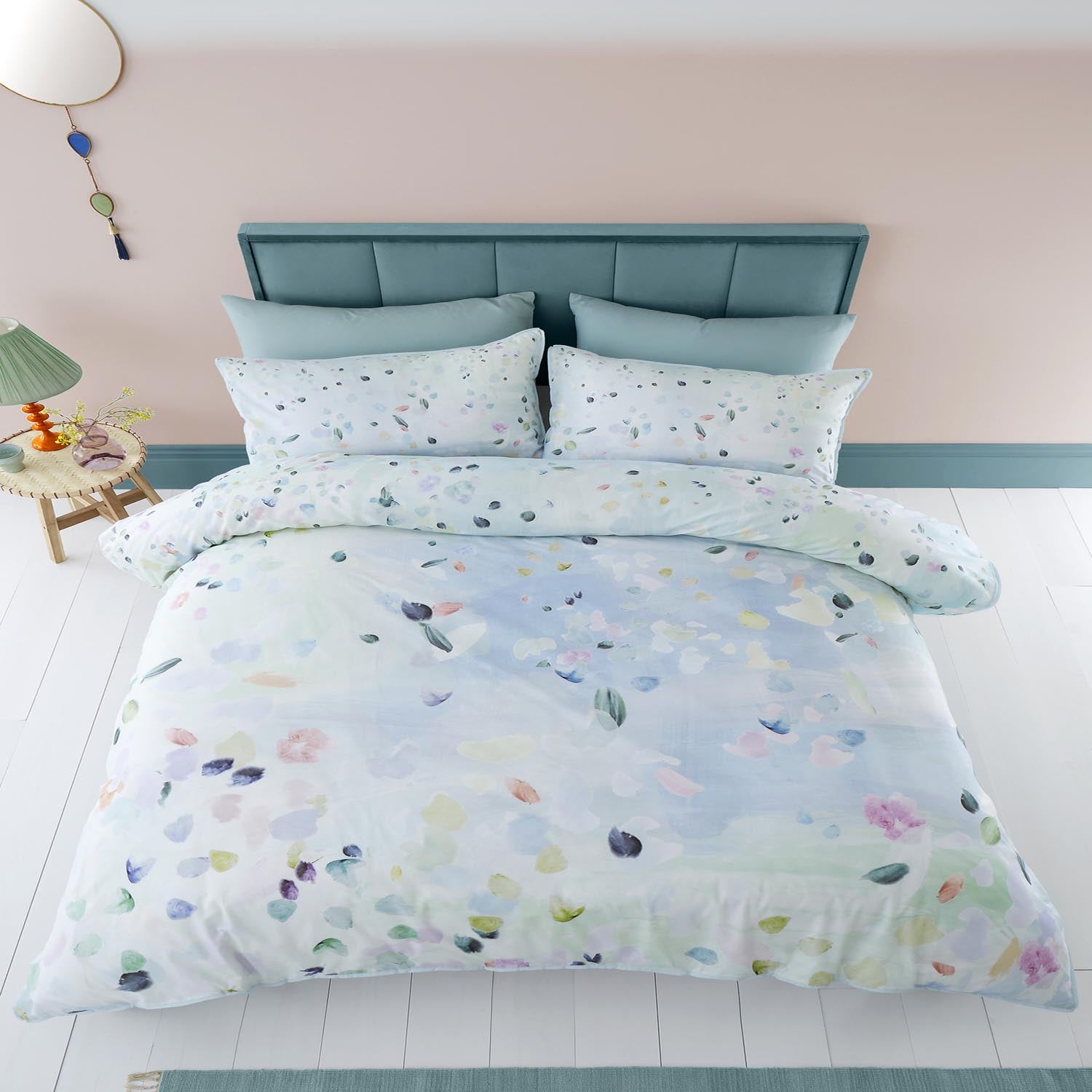  The Home Luxury Collection Aspen Blue Duvet Cover Set 2 Shaws Department Stores