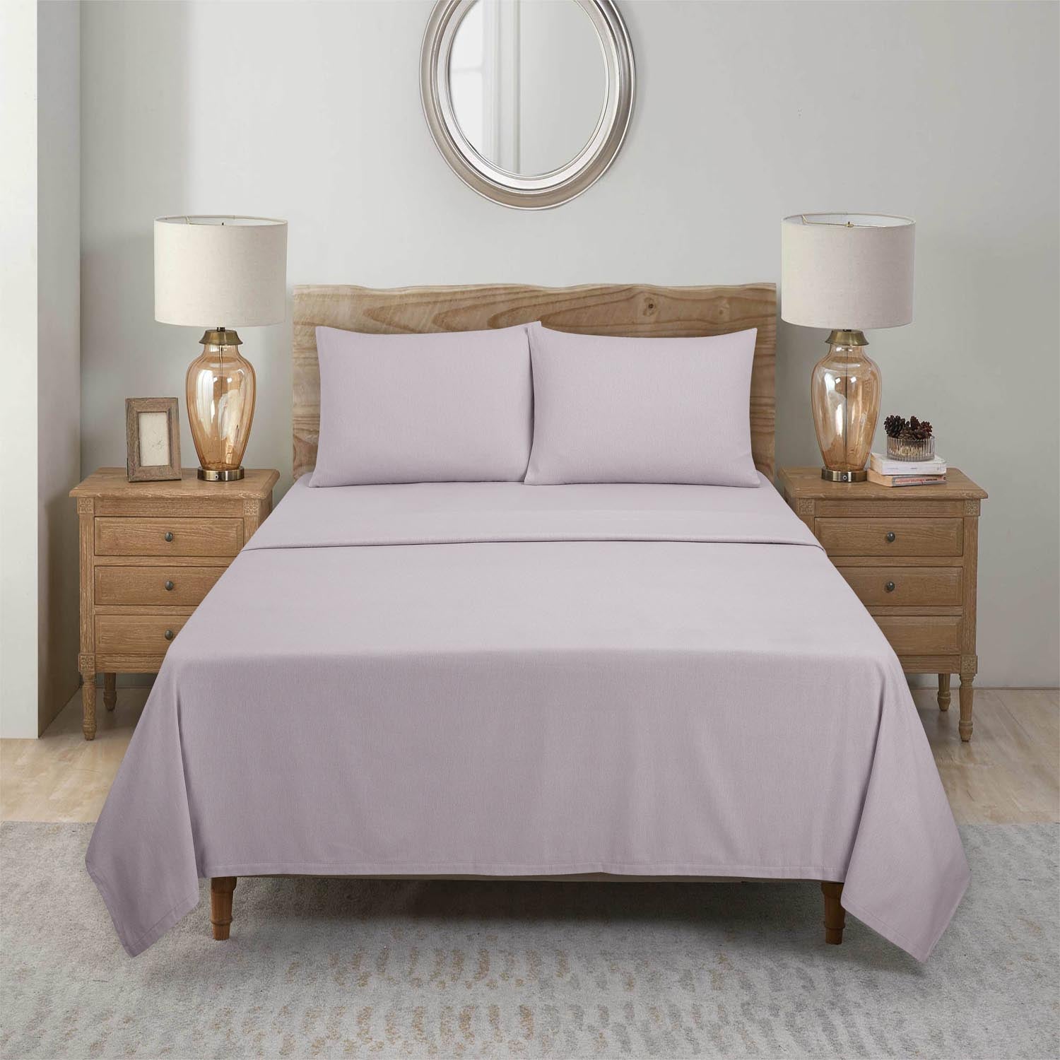 The Home Luxury Collection 100% Brushed Cotton Sheet Set 1 Shaws Department Stores