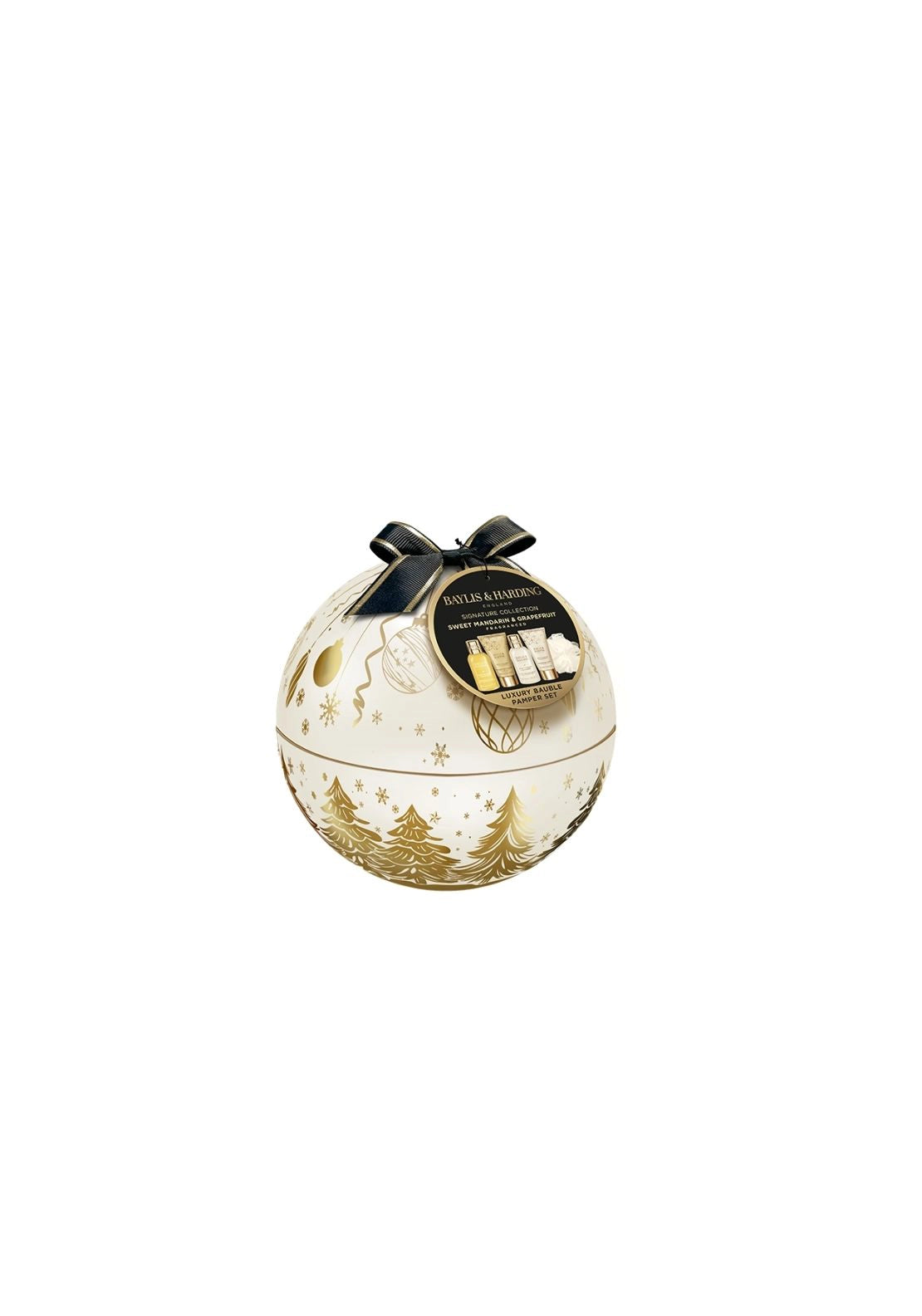 Sweet Mandarin &amp; Grapefruit Luxury Bauble Tin Gift Set - Mandarin&amp;grapefruit