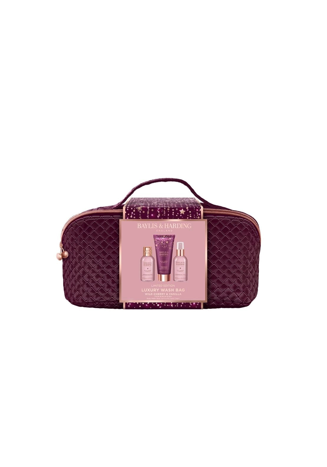 Wild Cherry &amp; Vanilla Luxury Wash Bag Gift Set - Wildcherry&amp;vanilla