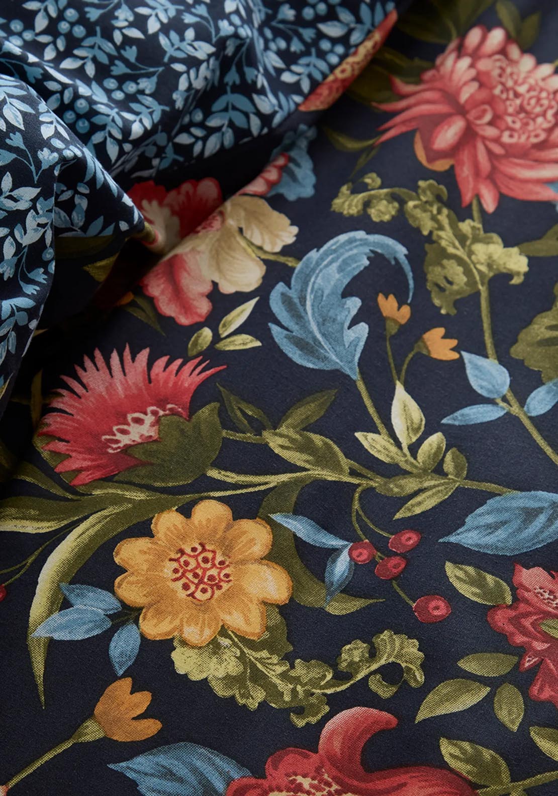 The Home Luxury Collection Jewelled Duvet Cover Set - Navy 3 Shaws Department Stores