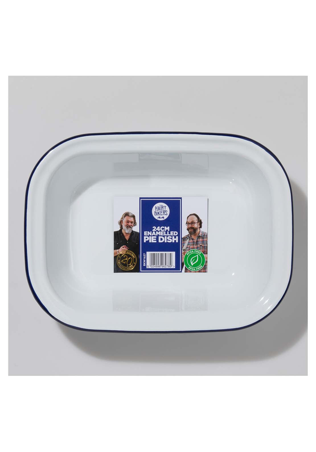 Hairy Bikers Hairy Bikers Enamelled Dish - White 2 Shaws Department Stores