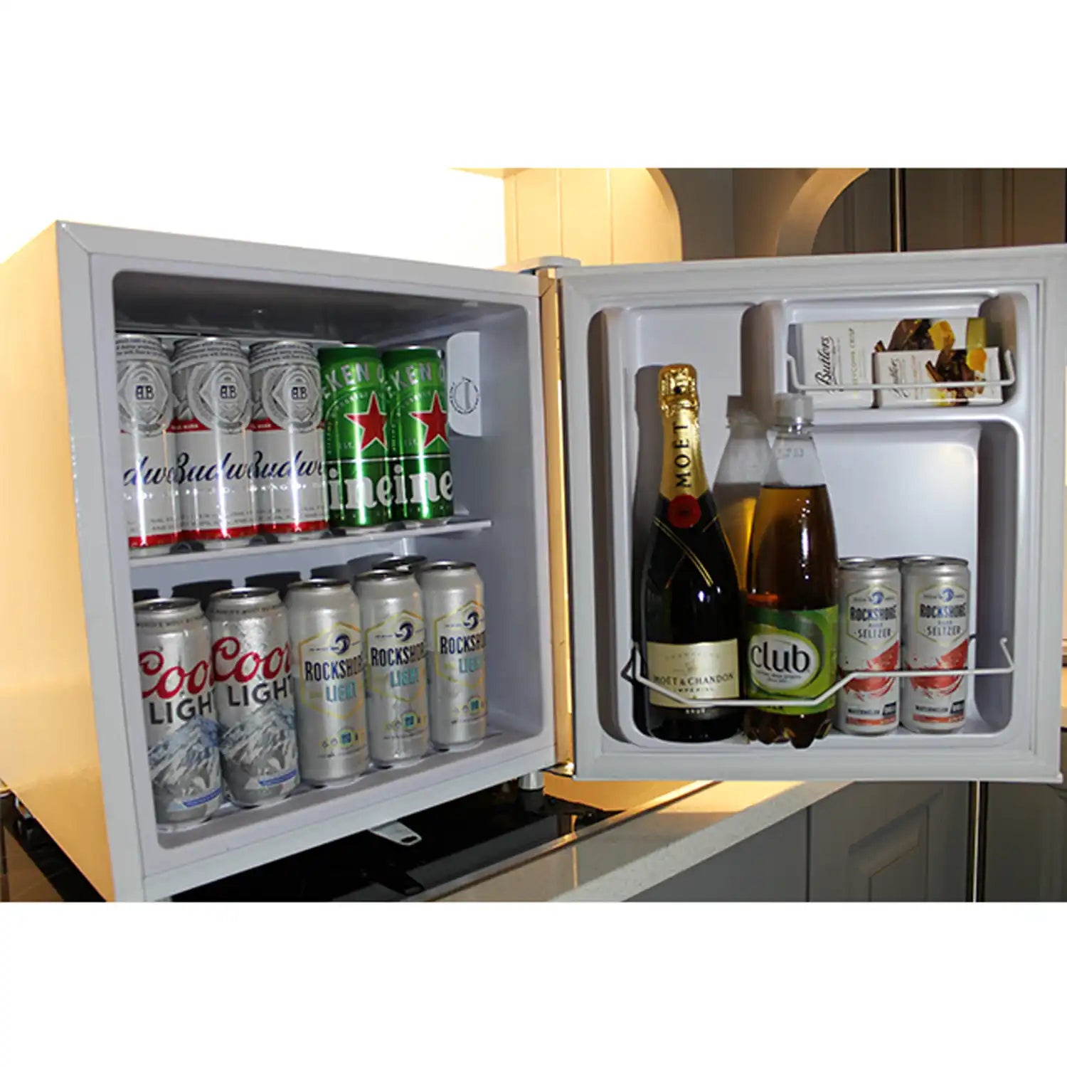 Adamo Table Top Fridge - White 2 Shaws Department Stores