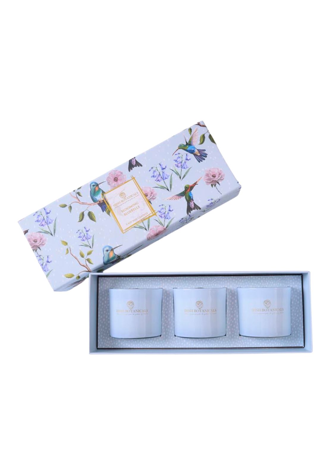 Irish Botanicals Soy Wax Candles Set of 3 - Bluebell 3 Shaws Department Stores