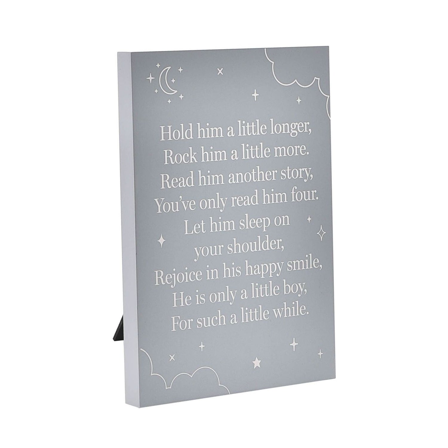 The Home Collection Wood Stand Plaque Little Boy 1 Shaws Department Stores