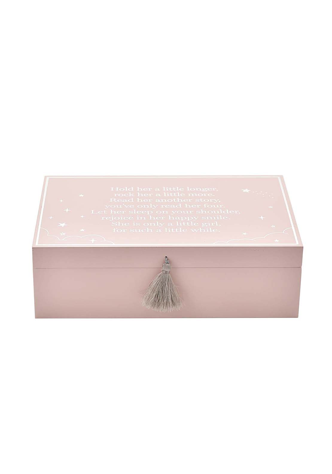 The Home Collection Wooden Keepsake Box - Pink 3 Shaws Department Stores