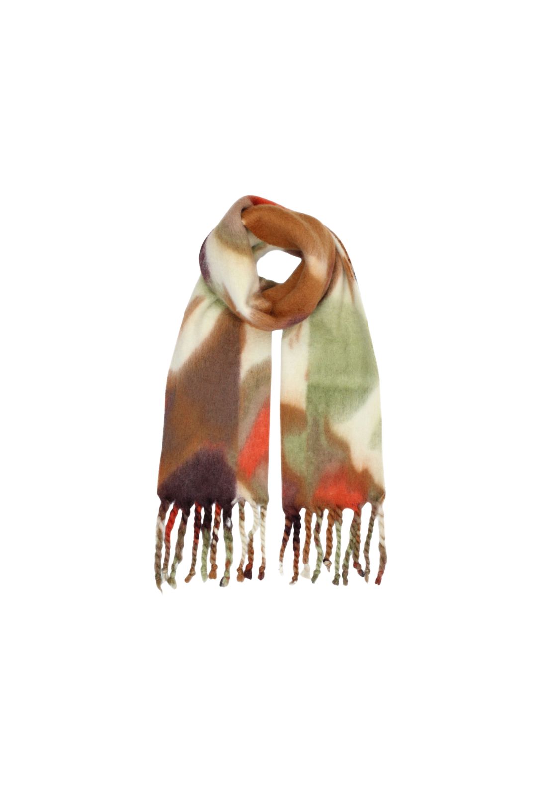 Autumn Tones Supersoft Scarf - Multicolour
