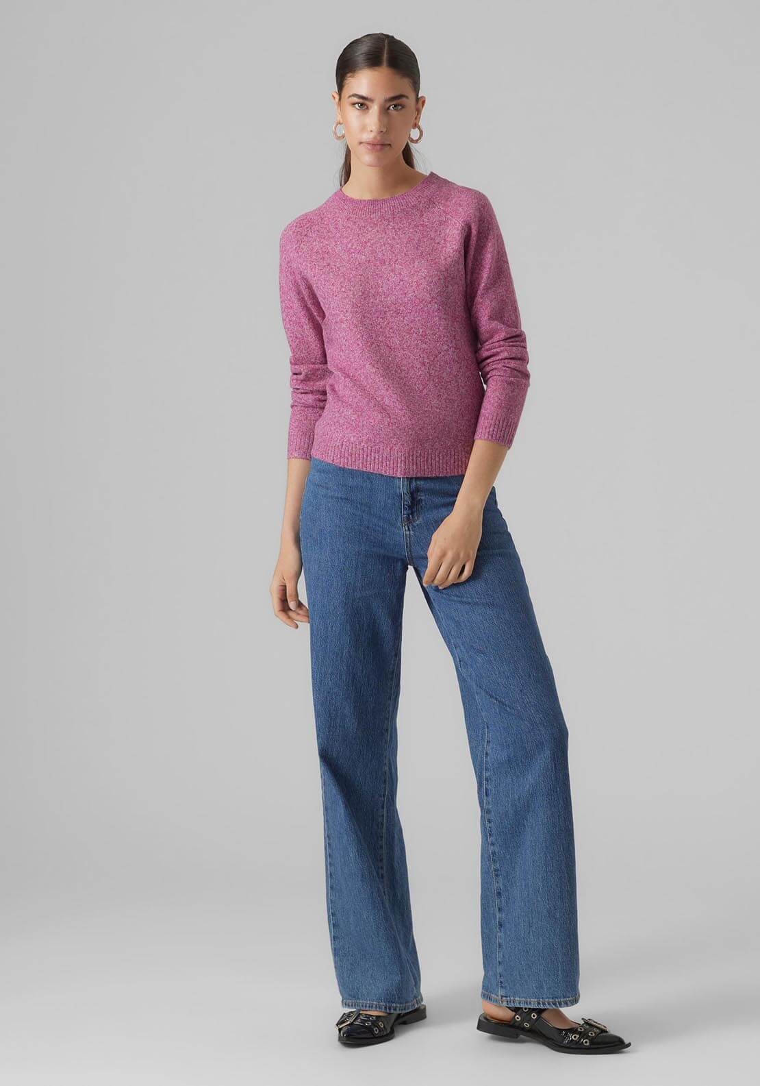 Vero Moda Pullover Jumper - Pink 2 Shaws Department Stores