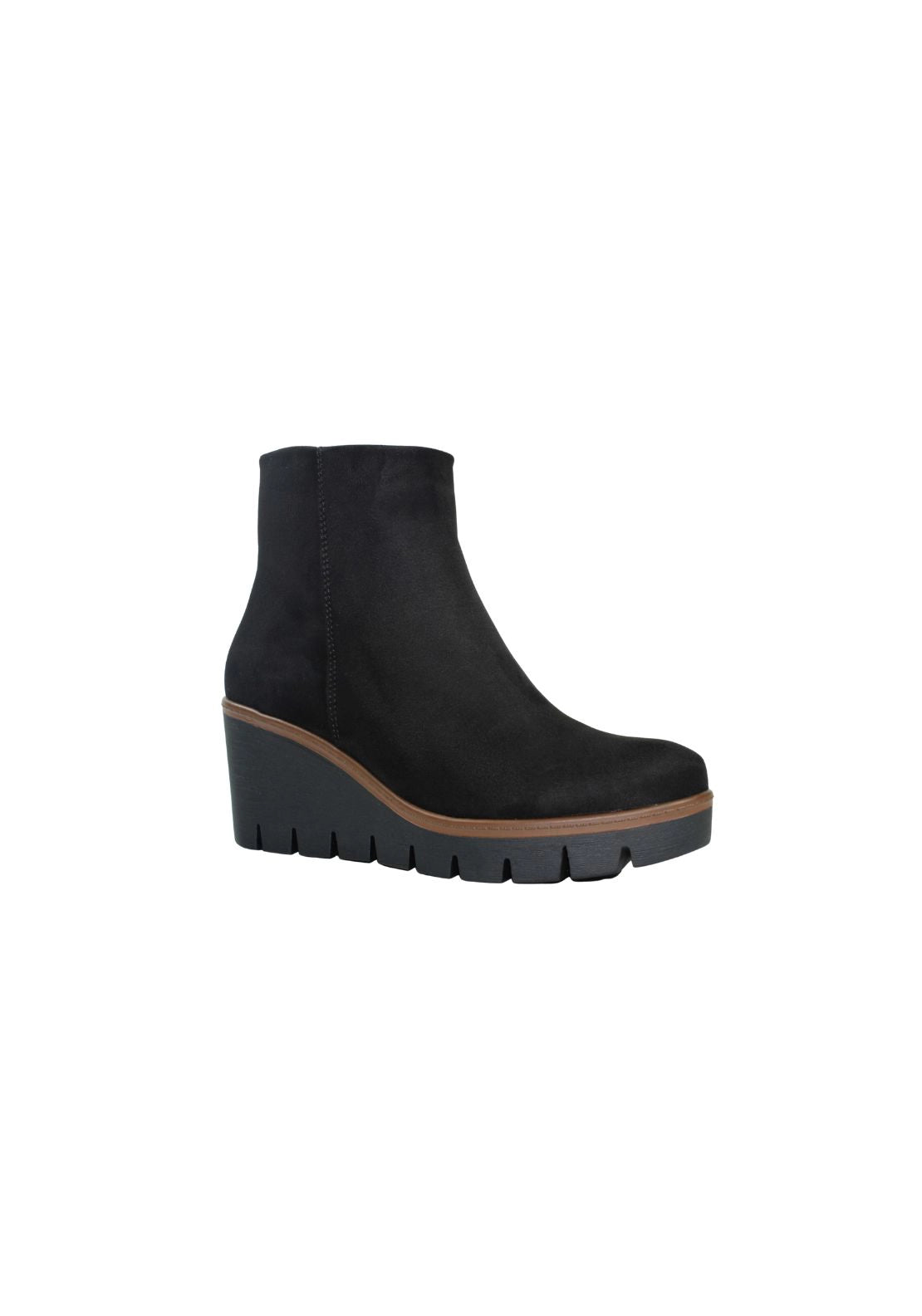 Micro Wedge Boot - Black