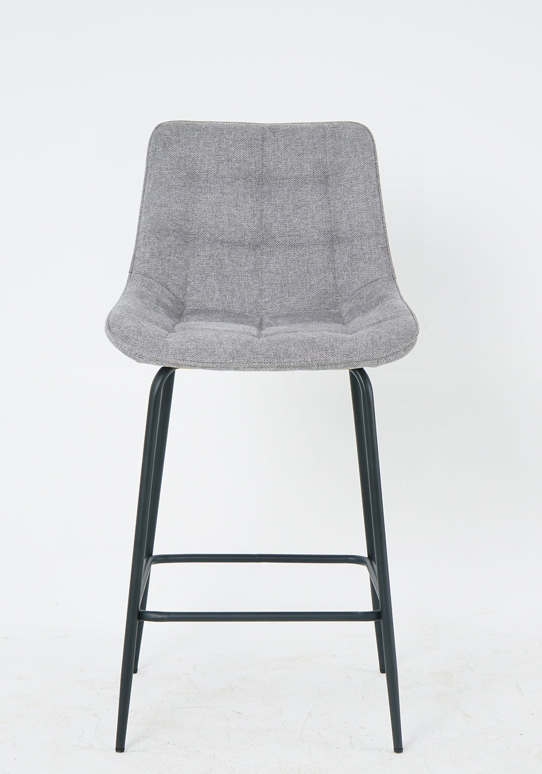 The Home Collection Barstool With Black Legs - Grey / Black 2 Shaws Department Stores